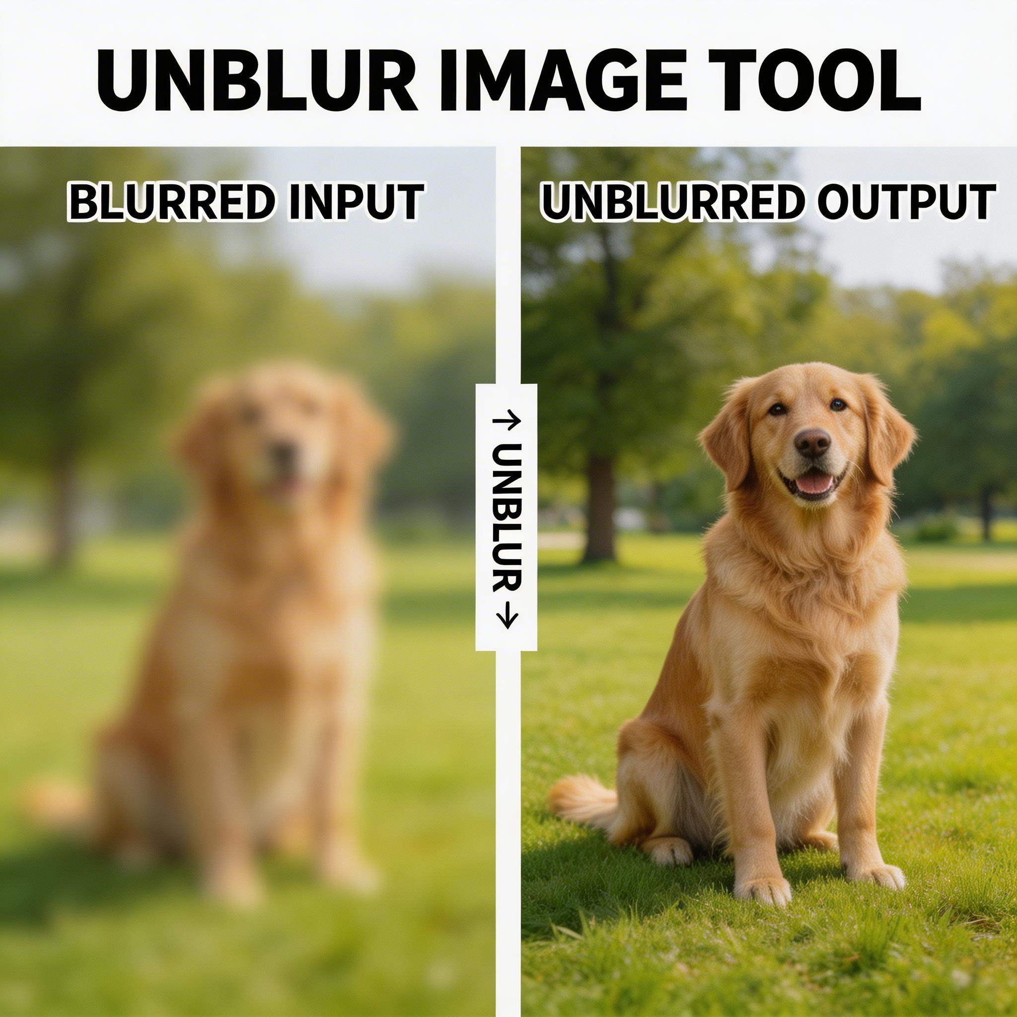 AI Unblur Image Tool