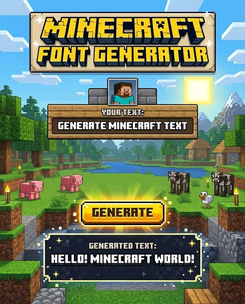Minecraft Font Generator