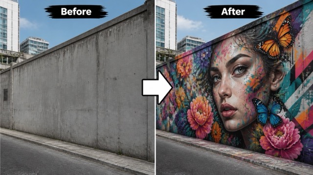 No Drawing or Design Skills Required for Clean Graffiti Results