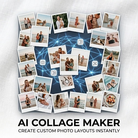 AI Collage Maker: Free Auto Photo Layouts. | Banana Pro AI