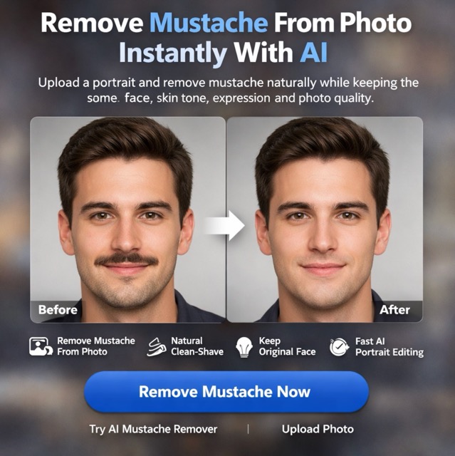 Remove Mustache From Photo