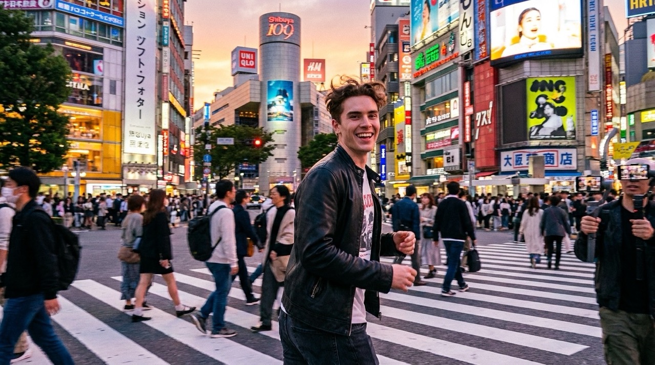 AI Shibuya Crossing Video