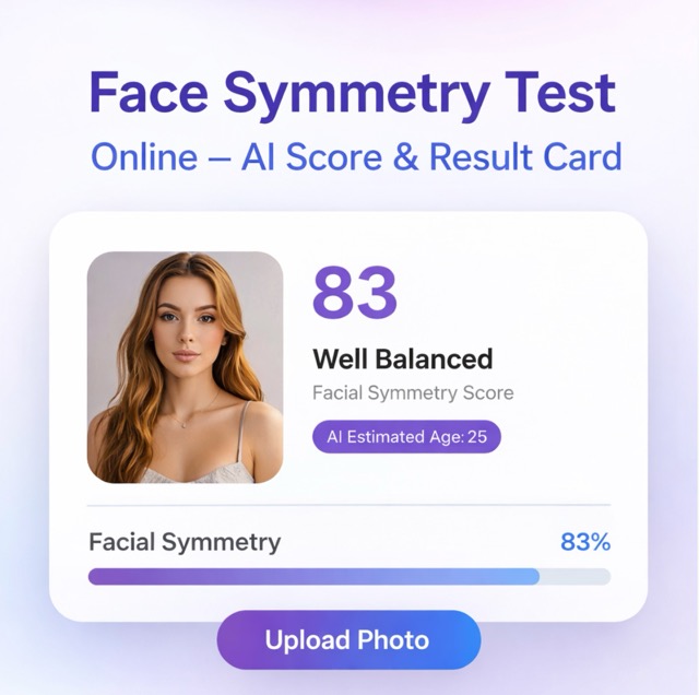 AI Face Symmetry Test