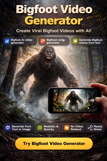 Bigfoot Video Generator