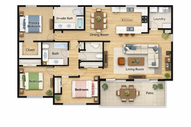 Download-Ready Floor Plans for Ideas and Sharing