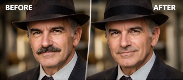 Natural Skin Repair Around the Upper Lip